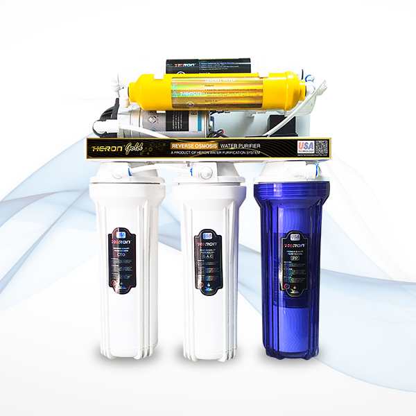 Heron Gold Mineral RO Water Purifier (6 Stage, 75 GPD)